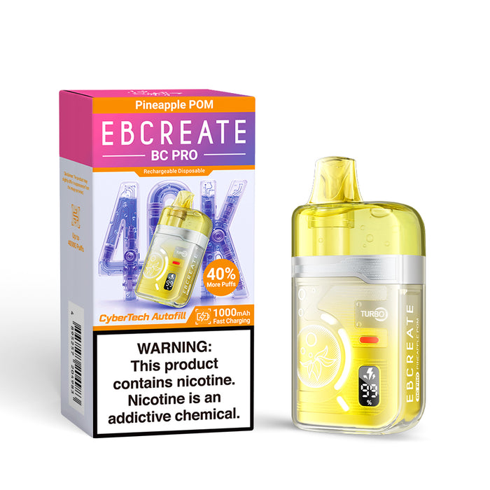 EBCREATE BC PRO Rechargeable Disposable Vape (All Flavors)