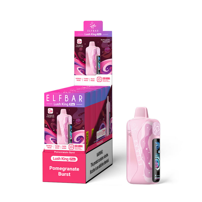 ELFBAR Lush King Pro Rechargeable Disposable Vape (All Flavors)