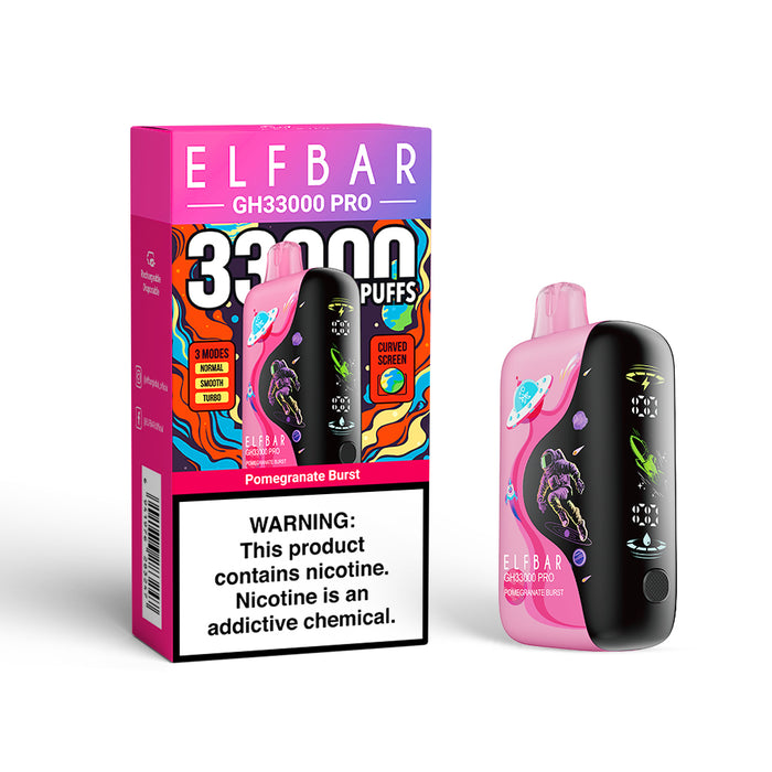 ELFBAR GH33000 PRO Rechargeable Disposable Vape (All Flavors)