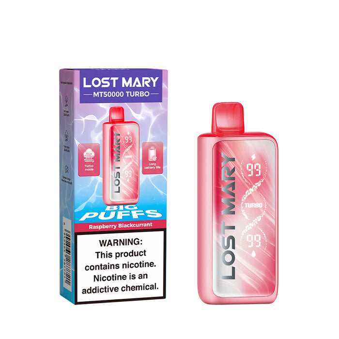 LOST MARY MT50K Turbo Rechargeable Disposable Vape (All Flavours)