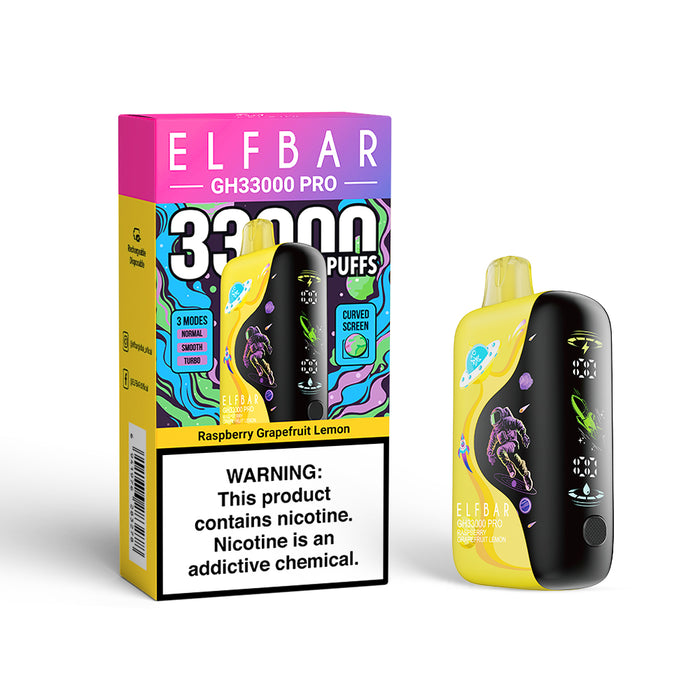 ELFBAR GH33000 PRO Rechargeable Disposable Vape (All Flavors)