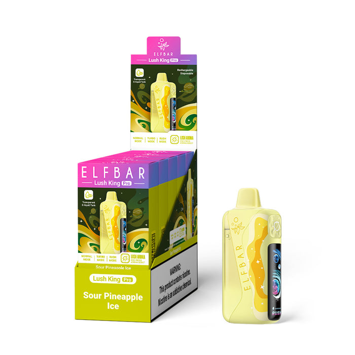 ELFBAR Lush King Pro Rechargeable Disposable Vape (All Flavors)