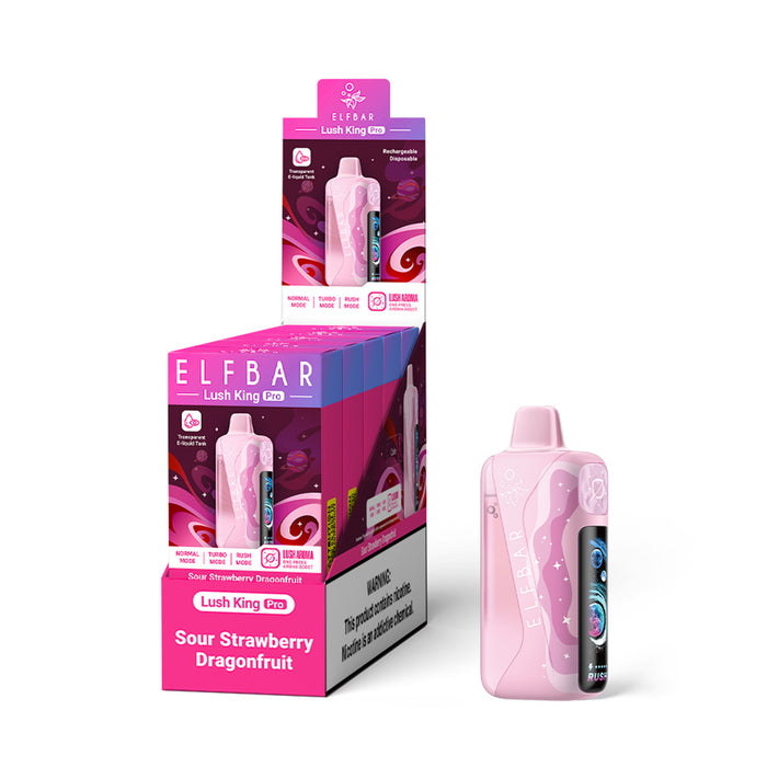ELFBAR Lush King Pro Rechargeable Disposable Vape (All Flavors)