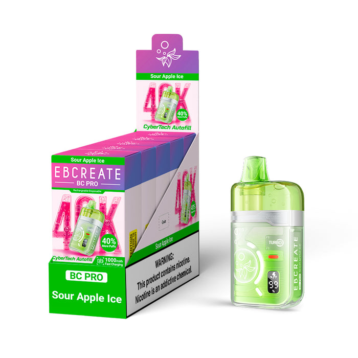 EBCREATE BC PRO Rechargeable Disposable Vape (All Flavors)