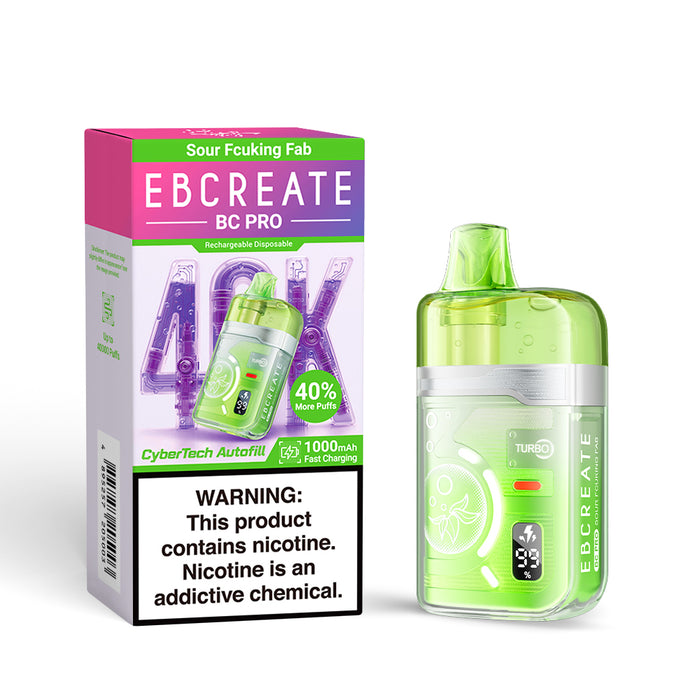 EBCREATE BC PRO Rechargeable Disposable Vape (All Flavors)