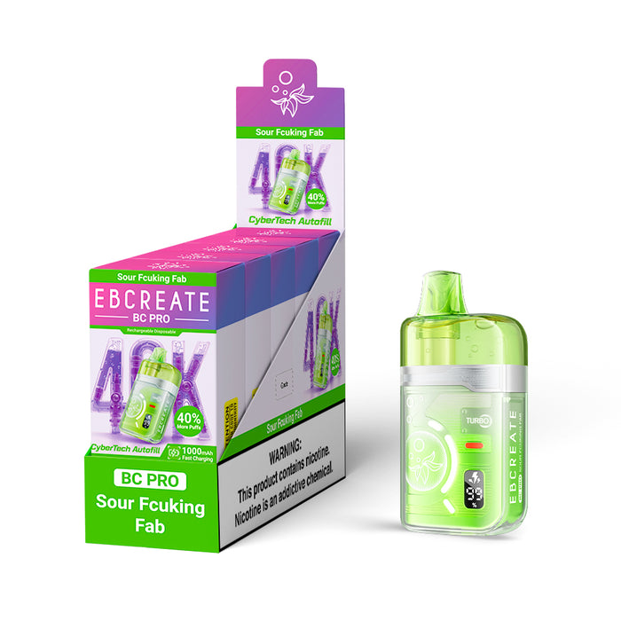 EBCREATE BC PRO Rechargeable Disposable Vape (All Flavors)