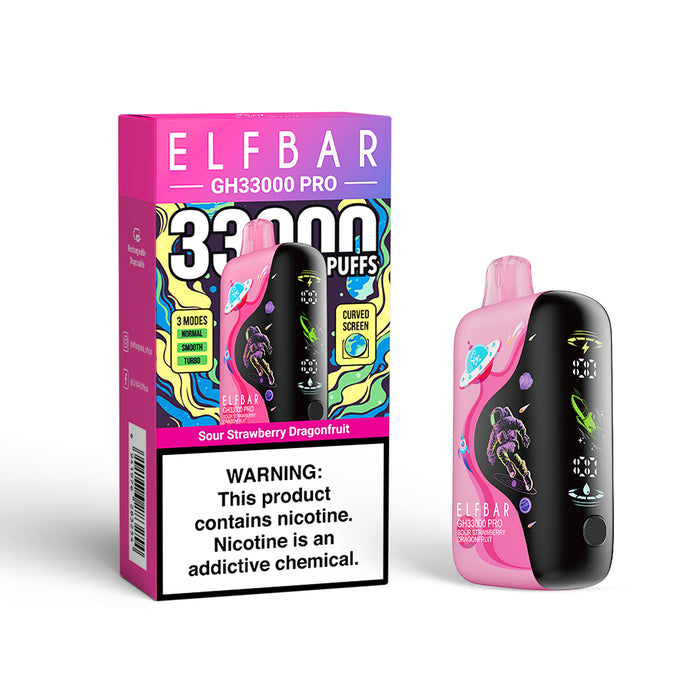 ELFBAR GH33000 PRO Rechargeable Disposable Vape (All Flavors)