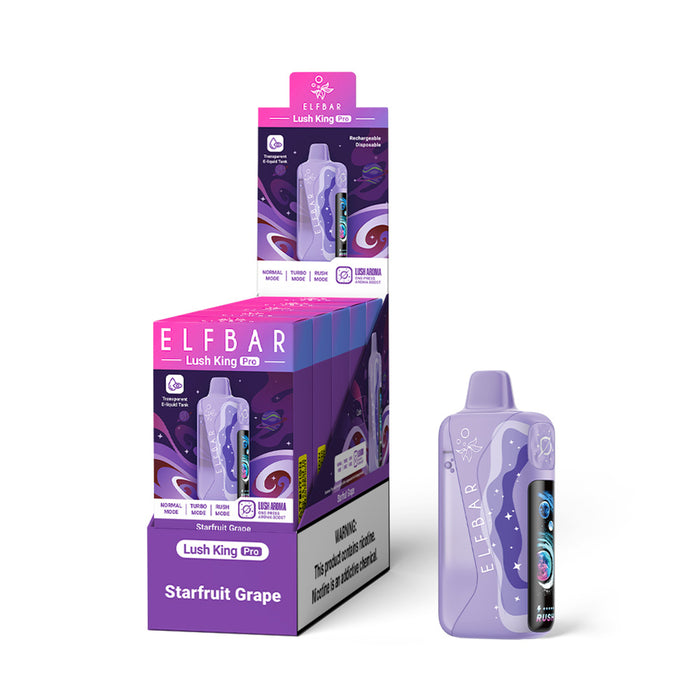 ELFBAR Lush King Pro Rechargeable Disposable Vape (All Flavors)