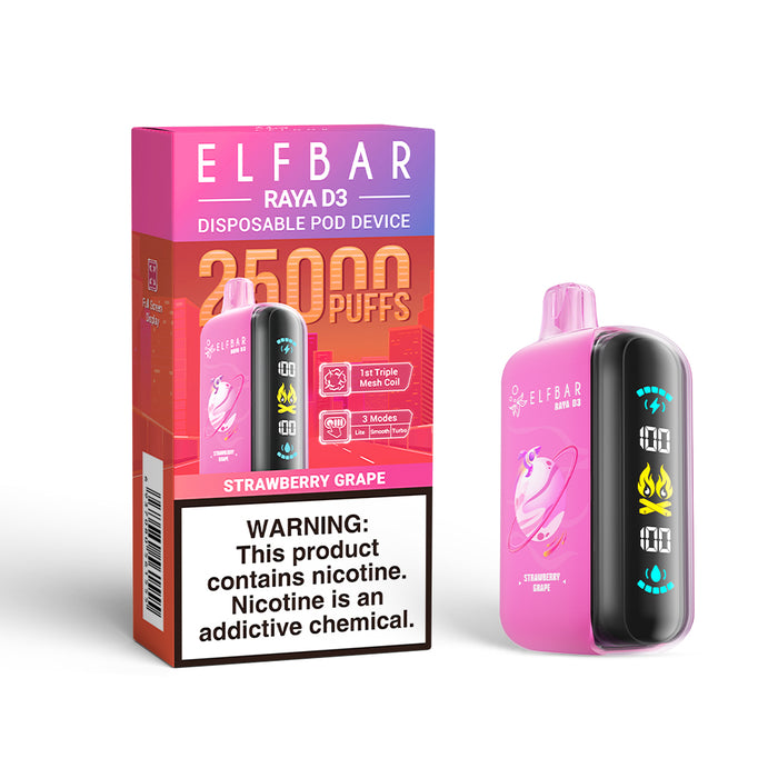 ELFBAR RAYA D3 Disposable Vape (All Flavors)