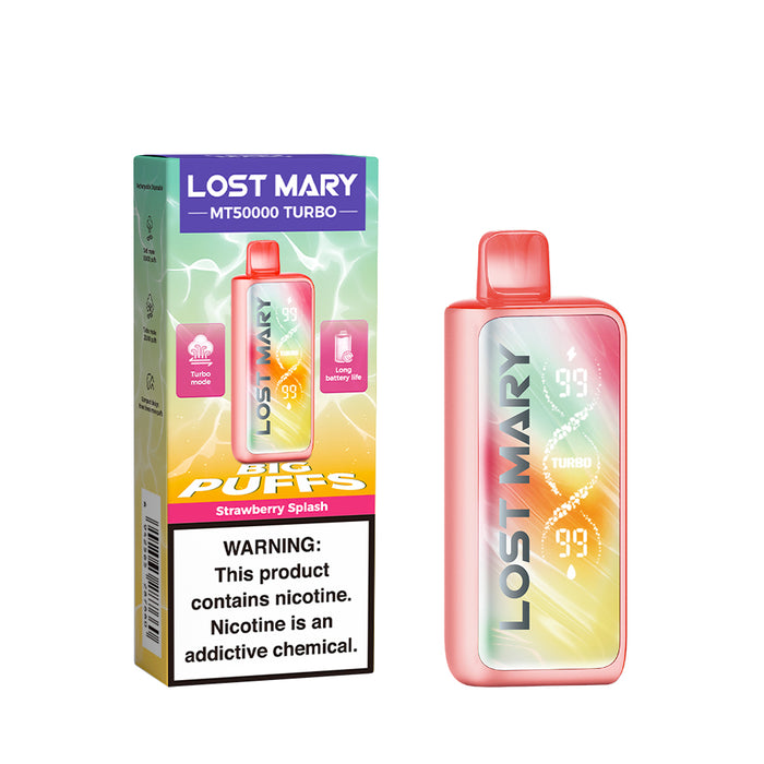 LOST MARY MT50K Turbo Rechargeable Disposable Vape (All Flavours)