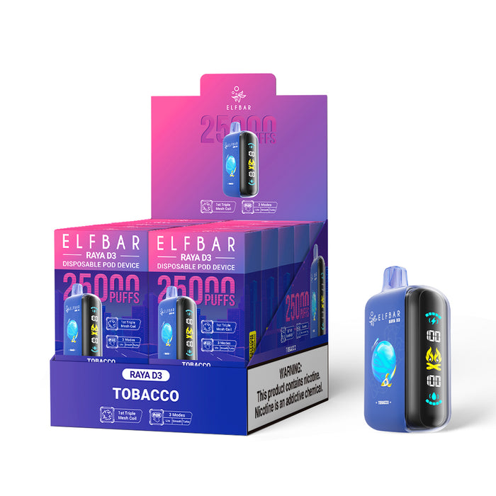 ELFBAR RAYA D3 Disposable Vape (All Flavors)