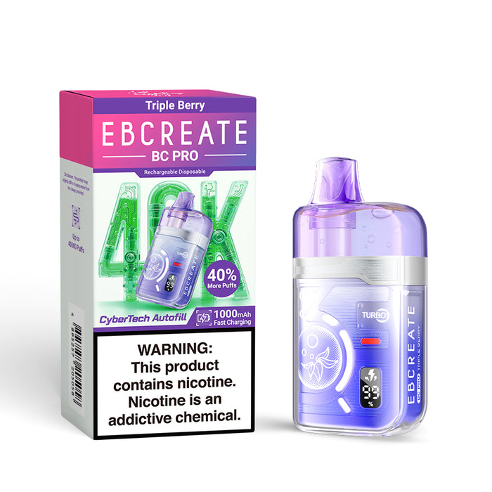 EBCREATE BC PRO Rechargeable Disposable Vape (All Flavors)