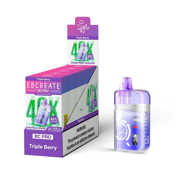EBCREATE BC PRO Rechargeable Disposable Vape (All Flavors)