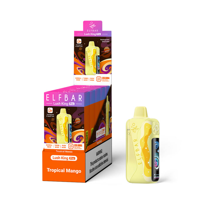 ELFBAR Lush King Pro Rechargeable Disposable Vape (All Flavors)