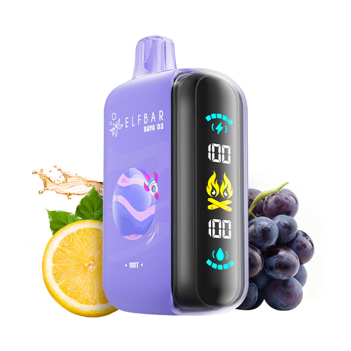 Vape descartável ELFBAR RAYA D3 (todos os sabores)