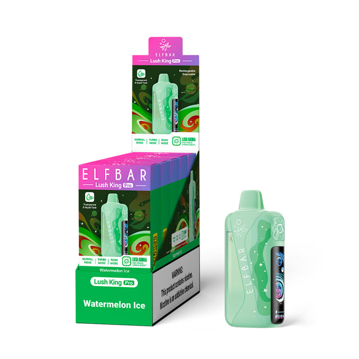 ELFBAR Lush King Pro Rechargeable Disposable Vape (All Flavors)