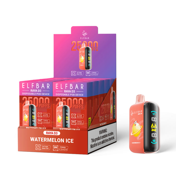 ELFBAR RAYA D3 Disposable Vape (All Flavors)