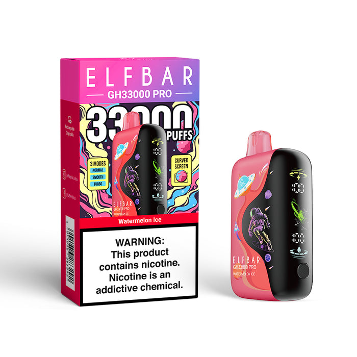 ELFBAR GH33000 PRO Rechargeable Disposable Vape (All Flavors)