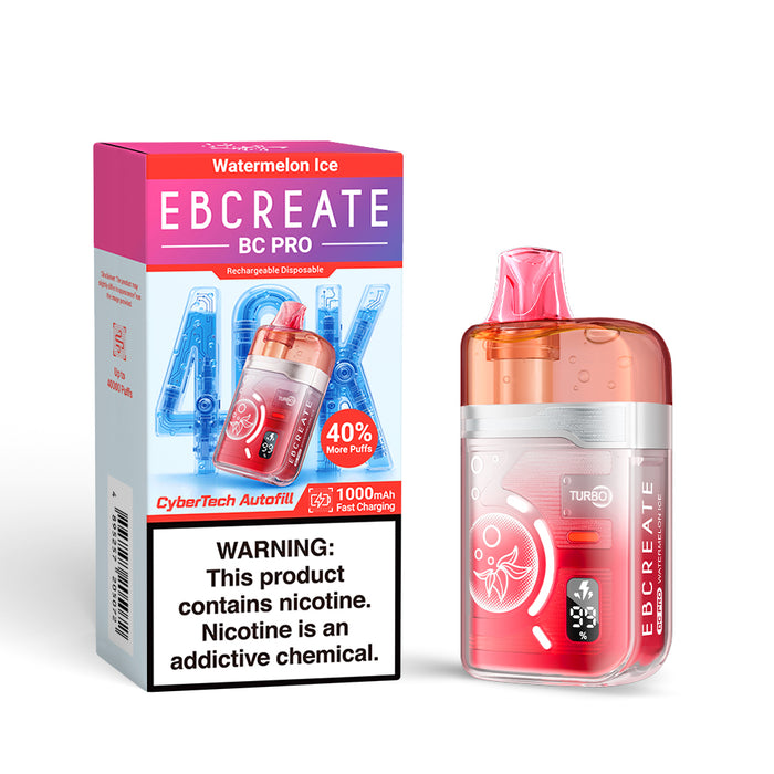 EBCREATE BC PRO Rechargeable Disposable Vape (All Flavors)
