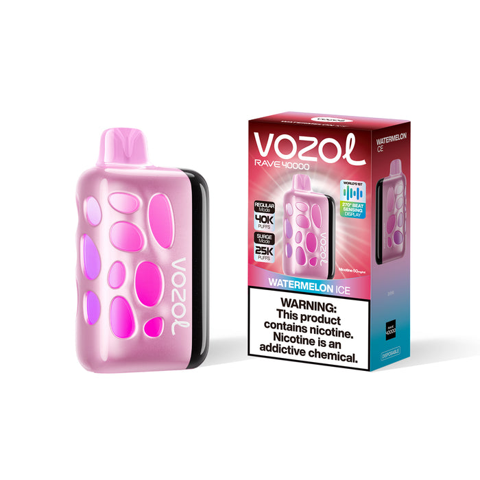VOZOL RAVE 40K Disposable Vape (All Flavors)