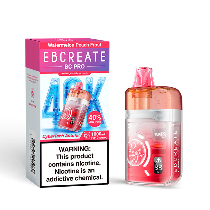 EBCREATE BC PRO Rechargeable Disposable Vape (All Flavors)