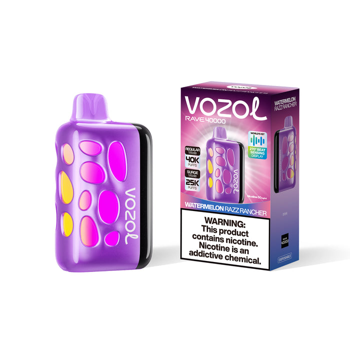VOZOL RAVE 40K Disposable Vape (All Flavors)