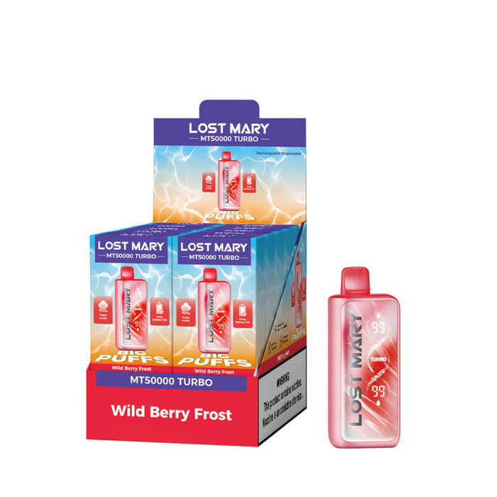 LOST MARY MT50K Turbo Rechargeable Disposable Vape (All Flavours)